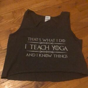 Yoga crop top